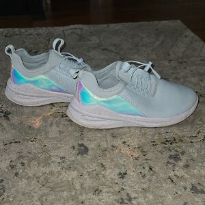 Hospital Work Sneakers Iridescent with Light Blue Accents
